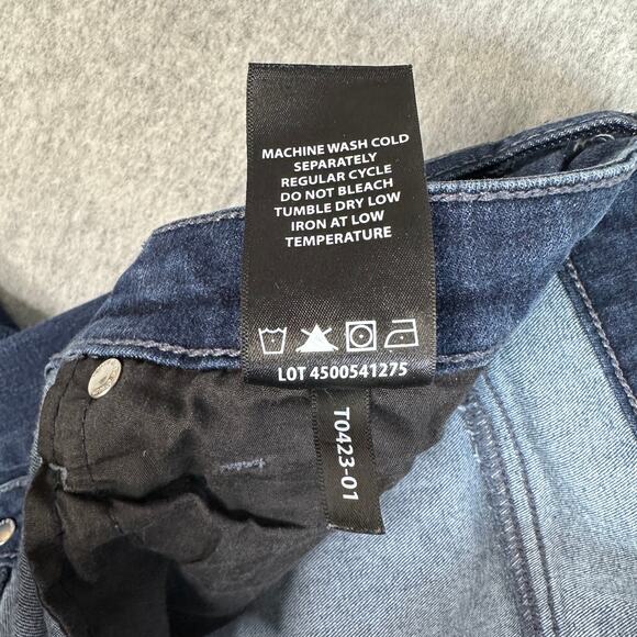 Buffalo David Bitton Jeans Womens Size 16/36 Blue Alyssa High Rise Straight Leg - Picture 7 of 12